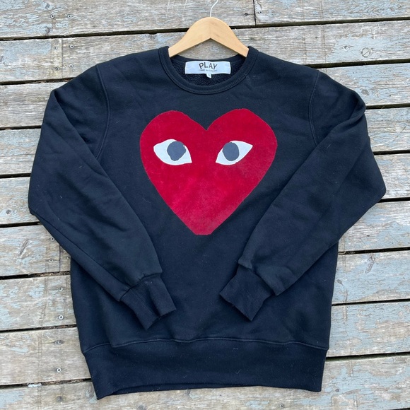 Comme des Garcons Other - CDG Velvet Logo Sweater
